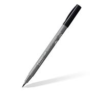 STAEDTLER 372-99 Stylo à pinceau souple - Noir intense - Pointe pinceau douce pour des largeurs de ligne particulièrement variables - Encre de qualité supérieure - Imperméable - Stylo à pinceau unique