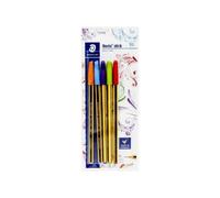 Staedtler 434-sbk5p2 Ballpoint Pen Blister Pen & Pencil Set - Pen & Pencil Set (
