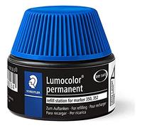 Staedtler 488 50-3 ST Lumocolor Flacon recharge encre permanente 30 ml Bleu