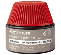 Staedtler® 488 56-2 Encre pour marqueur Lumocolor® refill station - 30 ml, rouge