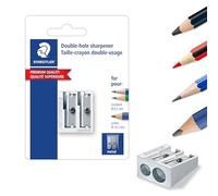 STAEDTLER 510 20 - Blister 1 Taille-Crayon Métal 2 Usages