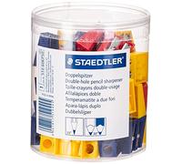 STAEDTLER 510 60KP50 Lot de 50 taille-crayons doubles Couleurs assorties