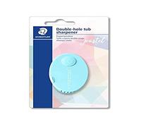 STAEDTLER 512PS2BKPA Double taille-crayon avec mécanisme de pliage et comptoir Couleurs assorties