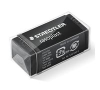 Staedtler gomme rasoplast b40 black line noire par 1 526 b40-9