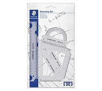 Kit de géométrie - STAEDTLER - Petit - 4 pièces - Transparent - Plastique