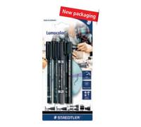Staedtler 60 Bk Marqueur Indélébile Noir 4 Pièces