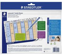 STAEDTLER 641 FP STAEDTLER Set d'agendas familiaux Lumocolor correctable, DIN A4