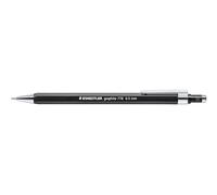 Staedtler 778 porte-mine - 0,5 mm, hexagonal, graphite | Pointe métallique, corps mat, gomme rotative intégrée - rétractable - Réf. 778 05-9