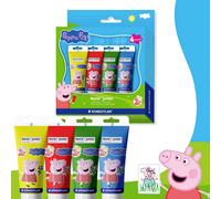 Staedtler Peintures au doigt Noris Junior Peppa Pig - Lot de 4, séchage rapide