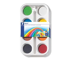 Staedtler - 8870 K8 - Boite de Peinture - Diamètre 44 mm - 8 couleurs assorties - Lot de 1