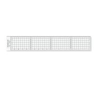 STAEDTLER 962 08-20 pour couper des carr?s gris r?gle ?chelle ?chelle grille de 5mm 1MM ligne pointill? 20CM ?chelle parall?le (japon d'importation)