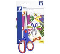 Staedtler 965 17 NBK Noris 965, Ciseaux droitiers à bouts pointus, Adaptés pour les enfants, Étui blister avec 1 paire de ciseaux de 17 cm