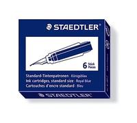 Staedtler - Accessoires - Etui de 6 cartouches d'encre - couleur : bleu royal
