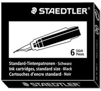 Staedtler - Accessoires - Etui de 6 cartouches d'encre - couleur : noir