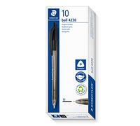 Staedtler ball 4230 M Stylos à bille - noir, lot de 10
