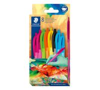 Staedtler Ball 4230C8E2-2 - Penna a sfera triangolare, larghezza linea M circa 1