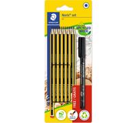 STAEDTLER Bleistifte Set Noris 100% PEFC + 1 Lumocolor retail