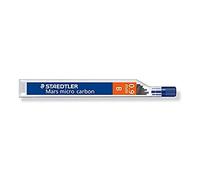 Staedtler Mines pour porte-mine Mars Micro Carbon 0,9 mm – Graduation B – 12 unités
