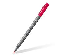 Staedtler Brush Pen Pigment Arts, encre pigmentée de qualité supérieure, rouge bordeaux, pointe pinceau pour largeur de ligne variable, imperméable, séchage rapide, stylo à pinceau unique, 371-23