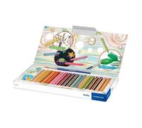 Staedtler Noris Junior – Crayons de cire aquarellables, étui 18 crayons + taille‑crayon 140 C18