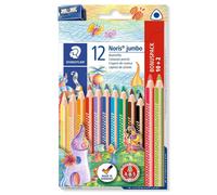 Étuis 10+2 Crayons de couleurs Noris Jumbo G