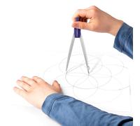 Staedtler Compas D'?Cole 550 50 Rouge M?Tallique, Compas, Noir, Rouge