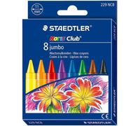 Staedtler Craie À La Cire Noris Club Jumbo, Étui Carton De 8