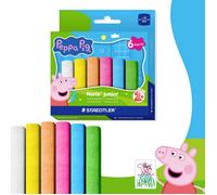 Staedtler Craies de rue Noris junior Peppa Pig – lavables, pour trottoirs et asphalte – lot de 6