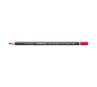 STAEDTLER Crayon aquarellable Carmin clair - Crayon d’artiste soluble dans l’eau au format hexagonal - Mine de 3,6 mm, haute intensité de couleur et résistance à la lumière