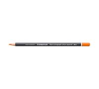 STAEDTLER Crayon aquarellable Orange jaune - Crayon d’artiste soluble dans l’eau au format hexagonal - Mine de 3,6 mm, haute intensité de couleur et résistance à la lumière