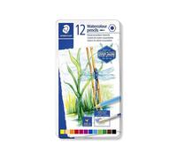 STAEDTLER Crayon aquarelle Design Journey étui métal 12 pièces