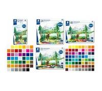 Staedtler Crayons de couleur de haute qualité pour artistes, Mine douce et tendre de 3 mm, Boîte en métal avec 12 couleurs différentes assorties, 146C M12
