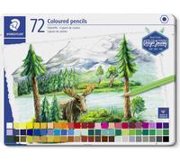STAEDTLER Crayon de couleur Design Journey étui métallique de 72 pièces