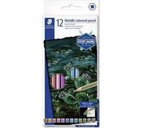 STAEDTLER Crayon de couleur métallisé, étui carton de 12 G