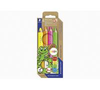STAEDTLER Crayon de couleur NJ 100% PEFC néon 4pcs