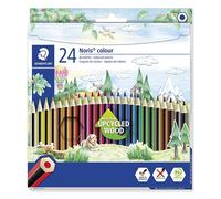Staedtler – Crayon de couleur Noris – couleurs assorties – Pack de 24