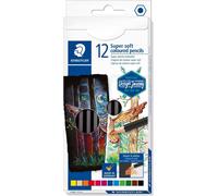 STAEDTLER Crayon de couleur soft 12PCS