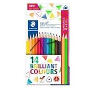 Staedtler Crayons de couleur Ergo Soft triangulaires 14ST