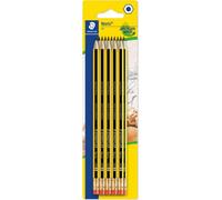 Staedtler - Crayon HB "Noris" lot de 5 SG37981 (taille unique) (Noir/Jaune)