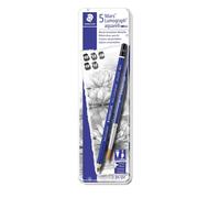 STAEDTLER Crayons aquarellables Mars Lumograph – Boîte de 5