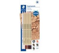 Staedtler Staedtler Crayon Mars Lumograph Pastel, Blister De 6 Noir
