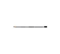 Staedtler – Crayon non permanent Lumocolor Omnichrom – Effaçable à sec et à l'eau – Noir Boîte 12