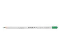 Staedtler Lumocolor Omnichrom, Crayons verts non-permanents pour marquage sur la plupart des surfaces, Effaçables à sec et à l'eau, Couleurs intenses, Boîte carton avec 12 crayons assortis, 108-5 VE