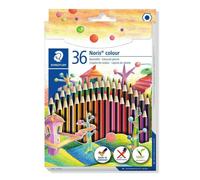 Staedtler Crayons de couleur Noris Colours assortis boîte de 36