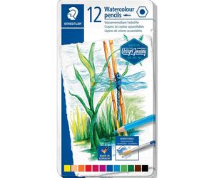 STAEDTLER crayons aquarellables assortis, boîte de 12