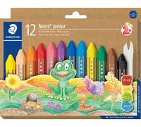 STAEDTLER Crayons de cire Noris junior set de 12 pièces détail