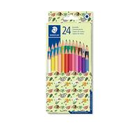 STAEDTLER - Crayons de couleur - Etui carton double couche - Edition Pattern Mix - Assortiment - 175 PMCD24, coloris assortis, 24 Unité (Lot de 1)
