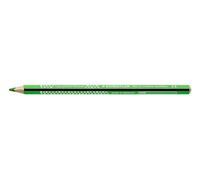 Staedtler Crayons de couleur Noris colour jumbo, forme triangulaire ergonomique, mine incassable et douce, fabriqué en bois recyclé, trait de couleur intense, 12 crayons de couleur vert clair dans un