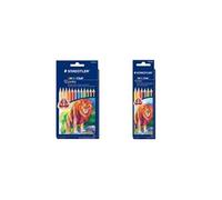 STAEDTLER - Crayons de couleur NORISCLUB triplus jumbo, étui de 12