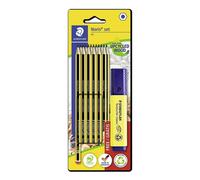 STAEDTLER Crayons HB Noris 120 Big Pack + 1 surligneur détail